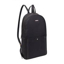 Mochila Executiva Feminina Premium AL3121 Preta para Notebook 15,6 Impermeável