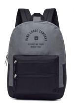 Mochila executiva hang loose grey cinza hl1507