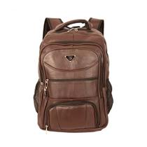 Mochila Executiva Masculina em Couro Impermeável Elegância, Conforto e Proteção para Notebook 15,6