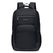 Mochila Executiva Masculina Notebook Com Carregador USB Preta Reforçada