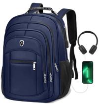 Mochila Executiva Notebook Masculina Feminina Reforçada Faculdade Trabalho Impermeável - GJ