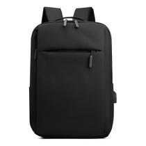 Mochila Executiva Notebook Slim Faculdade Trabalho Viagem Passeio Reforçada com Porta USB 15,6