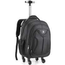 Mochila Executiva para Notebook com 4 Rodas Gira 360 Padrão Anac, pode usar a bordo - Denlex