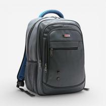 Mochila Executiva Para Notebook Impermeável Cinza