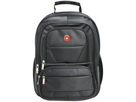 Mochila Executiva para Notebook Preta - Grande com 5 Bolsos Mochila Executiva para Notebook Preta - Grande com 5 Bolsos
