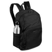 Mochila Executiva Pequena Compartimento Para Notebook 13" Com Bolso Secreto Sestini Preta