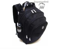 Mochila Executiva Preta Masculino/Feminino Grande Mochila Executiva Preta Masculino/Feminino Grande