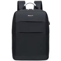 Mochila Executiva Slim Notebook Preta Reforçada