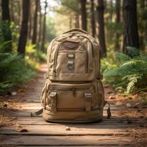 Mochila Expansiva Reforçada Lona Viagem Trilha 60 Litros Mochila Expansiva Reforçada Lona Viagem Trilha 60 Litros