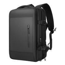 Mochila Expansível Notebook Viagem Impermeável Reforçada Antiroubo com Porta USB