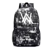 Mochila Fadeds Alans Walkers Cartoon Kids School 29x42x11cm