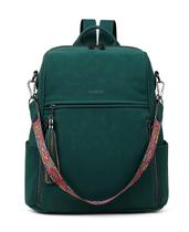 Mochila FADEON de Couro para Mulheres - Verde