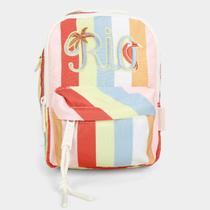 Mochila Farm Borogodó Rio Tipográfico Silk Feminina