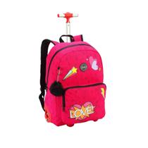 Mochila Feminina 17' Com Rodas Love Color Up - Seanite