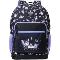Mochila Feminina 17 Kuromi College Preto Escola - Xeryus Mochila Feminina 17 Kuromi College Preto Escola - Xeryus