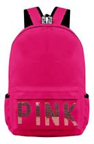 Mochila Feminina Alta Qualidade Premium Lançamento Pink Glitter Escolar Casua Esportiva Academia Trabalho Dia a Dia Luxo
