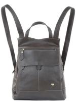 Mochila Feminina Anti Furto Notebok Em Couro Legitimo Café