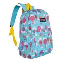 Mochila Feminina Basic Juvenil Estampada Colors