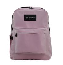 Mochila Feminina Básica em Poliéster Mescla - M-133 - Rosa