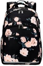 Mochila feminina Bluboon para laptop de 15,6 polegadas com porta USB