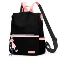Mochila Feminina Bolsa de Mão Casual Dia a Dia Média Compacta Espaçosa Moda Blogueira Vira Bolsa 2 em 1 Multifuncional