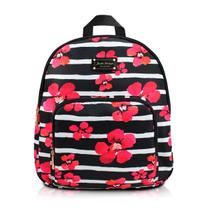 Mochila Feminina Bolsa Escolar Pequena Costas Casual Juvenil Adulto Menina Mulher Estampa Flores Floral