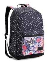 Mochila Feminina Borboleta Florido Bolinhas Reforçada Urbano - Denlex