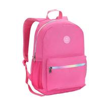 Mochila Feminina c/ Ziper Colorido MJ42012 Rosa - Seanite