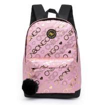 Mochila Feminina Casual Onbongo Reforçada Escola Faculdade Resistente