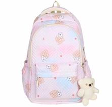Mochila Feminina com chaveiro de urso importada envio rapido Mochila Feminina com chaveiro de urso importada envio rapido