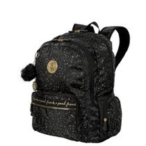 Mochila Feminina Costa Paul Frank Styles BlackN Gold Sestini