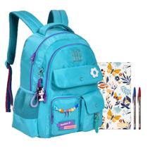 Mochila Feminina Costas Escolar Grande Rebecca Bonbon Juvenil Teen Notebook