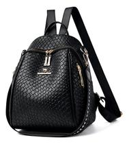 Mochila Feminina Couro Pu Pequena Versátil Estilosa Luxuosa Mochila Feminina Couro Pu Pequena Versátil Estilosa Luxuosa