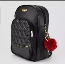 Mochila feminina couro social pequena blogueira Mochila feminina couro social pequena blogueira