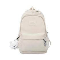 Mochila Feminina De Alta Capacidade À Prova D'Água Para Viagens E Escola Com Compartimento Para