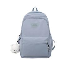 Mochila Feminina De Alta Capacidade À Prova D'Água Para Viagens E Escola Com Compartimento Para