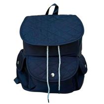 mochila feminina de costas com divisorias espaçosa casual basica escola passeio juvenil