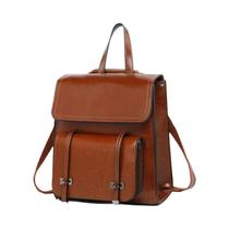 Mochila Feminina De Couro Genuíno, Bolsa Transversal Para Laptop, Mochila Escolar, Bolsa De Ombro Em