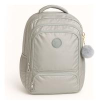 Mochila Feminina de Tactel Impermeável Leve para Escola, Trabalho e Viagens