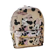 Mochila Feminina Disney Mickey e Minnie - Grande Capacidade - Estilo Fashion