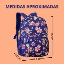 Mochila Feminina Escolar Costas Clio Style Material Escolar