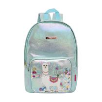 Mochila Feminina Escolar Creche infantil Fofa Delicada Glitter Brilhante Resistente Menina Llama Lili July Mochila Feminina Escolar Creche infantil Fofa Delicada Glitter Brilhante Resistente Menina Llama Lili July
