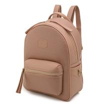 Mochila Feminina Escolar Espaçosa - Nude Mochila Feminina Escolar Espaçosa - Nude