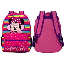 Mochila Feminina Escolar Infantil G Minnie Rosa de Costas Mochila Feminina Escolar Infantil G Minnie Rosa de Costas