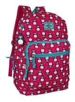 Mochila Feminina Escolar Juvenil Estampada Pinguim Up4you G