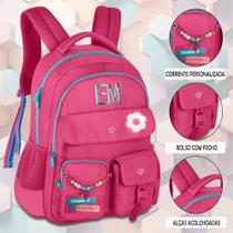 Mochila Feminina Escolar Juvenil Estilosa Super Linda Reforçada Elemoo Espetacular