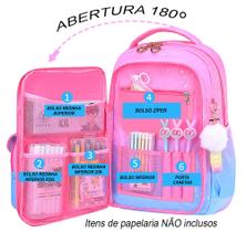 Mochila Feminina Escolar Leve Impermeável Resistente 180 - Beauty Princess