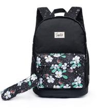 Mochila Feminina Espaçosa Resistente Escolar Casual