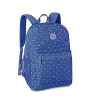 Mochila Feminina Estampada Clio Azul