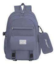 Mochila Feminina Estudantil Notebook Casual Impermeavel com Necessaire Mochila Feminina Estudantil Notebook Casual Impermeavel com Necessaire